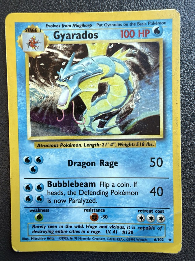 Gyarados Base Set card