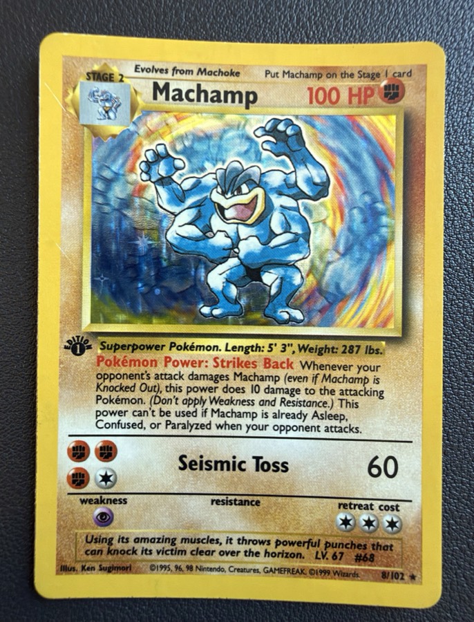 Machamp Base Set card